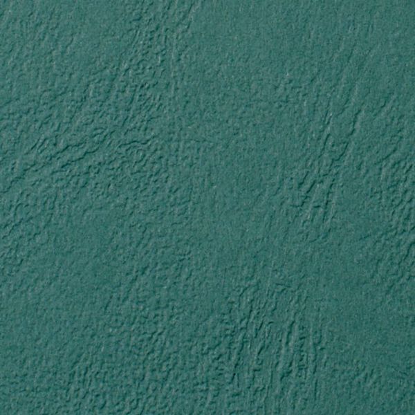 Copertine per rilegatura GBC Leathergrain in cartoncino goffrato A4 verde scuro - conf. 100 pezzi - CE040045