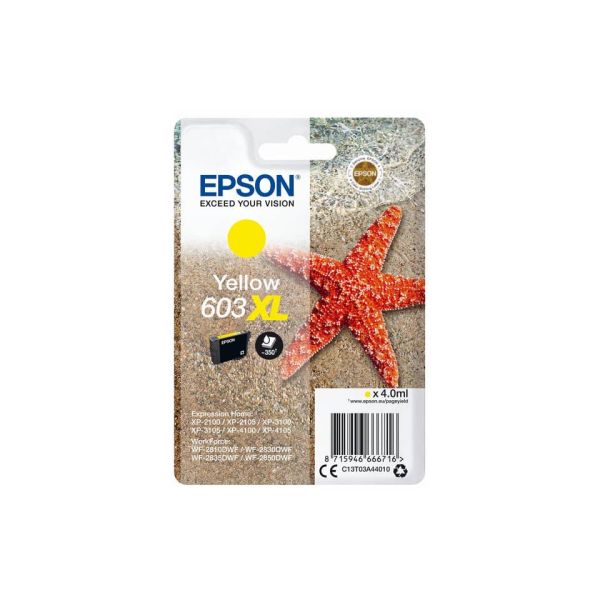 Cartuccia Epson giallo 603 XL C13T03A44010