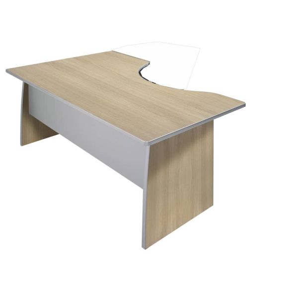 Scrivania informatica Frensy Spirit con semipenisola sinistra 160x100x72 cm rovere - USPRSI16SX