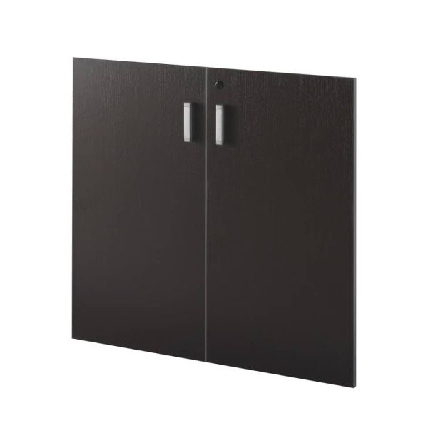 Coppia ante sezione bassa Frensy Spirit 90x90 cm wengé per mobile H.210 cm USPWM210B