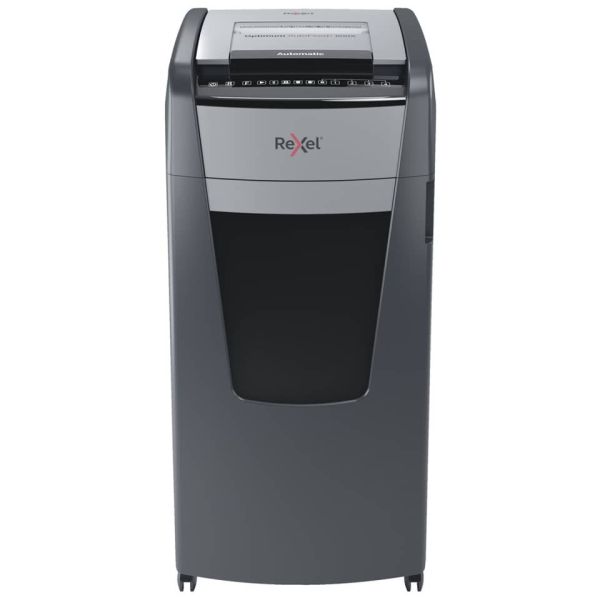 Distruggidocumenti uso frequente Optimum AutoFeed+ 600X EU Rexel P-4 110 L taglio a frammenti 4x36 mm - nero - 2020600XEU