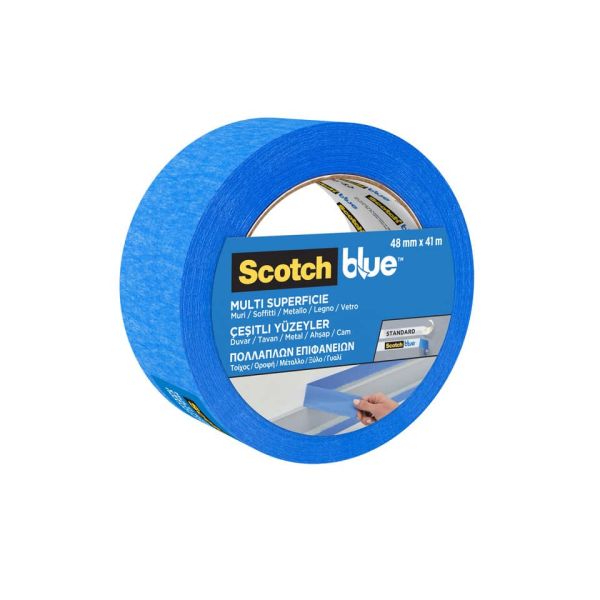 Nastro di mascheratura multisuperficie Scotch® Blue™ 2090 48 mm x 41 m blu - 7100289900