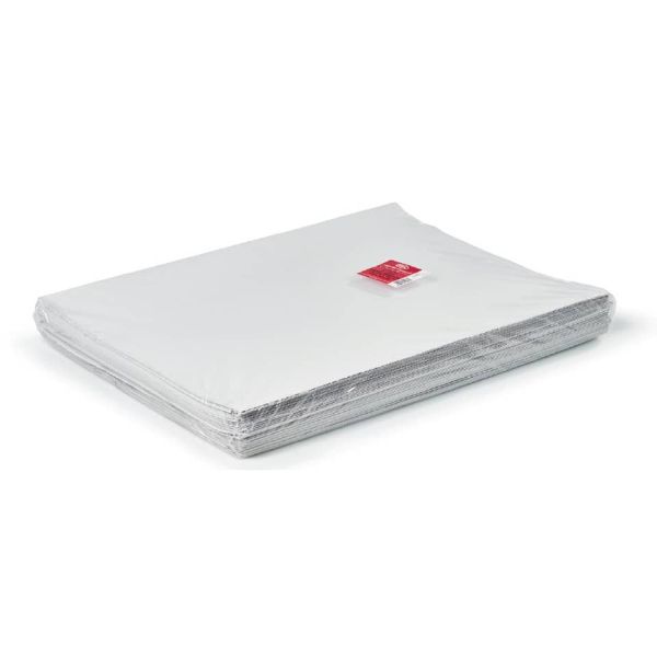 Carta da pacco Rex-Sadoch 100x140 cm 80 g/m² - Kraft bianco - Conf. 50 fogli piegati 50x35 cm - CK50W