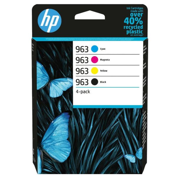 Cartuccia HP 963 nero, ciano, magenta e giallo N/C/M/G 6ZC70AE