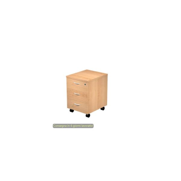 Cassettiera a tre cassetti smontata Artexport Presto 43x52x59,5 cm - faggio 60021/6