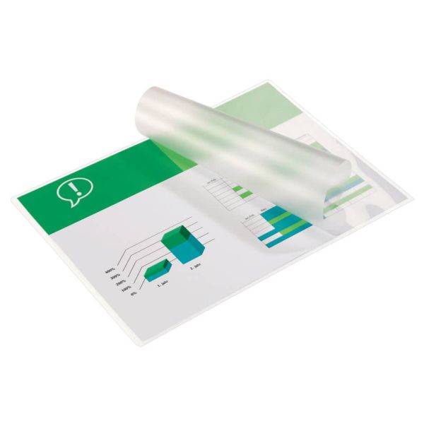Pouches per plastificatrici GBC 2x100 µm finitura lucida - A3 Conf. 100 pezzi  - 3740307