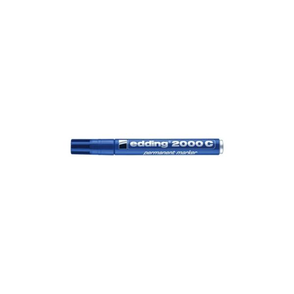 Marcatore permanente edding 2000 C punta conica 1,5-3 mm blu E-2000C 003