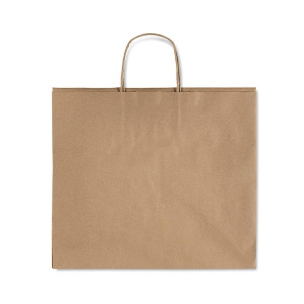 Borsa portapizza stampa generica 33x37x31 cm conf. 200 pz Rex-Sadoch kraft avana - PIZZAPACKAVN