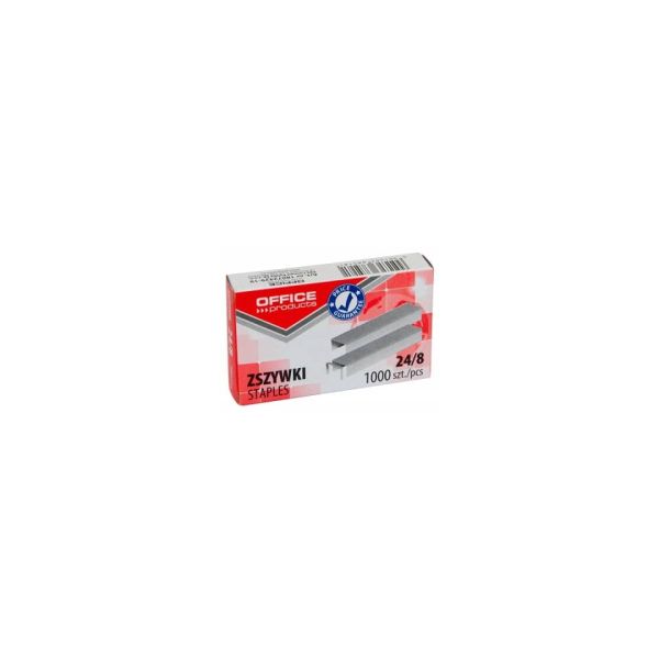 Punti metallici 24/8 Office Products conf. 1000 pz  - 18072429-19