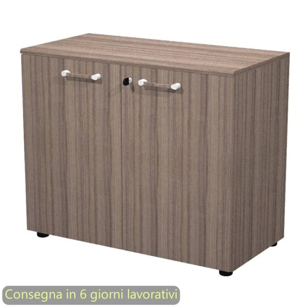 Mobile basso con ante 90x45,3xH.75 cm Giunone Artexport noce toscano 230-61-67_N