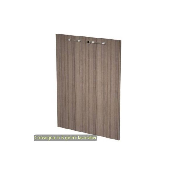 Coppia ante per mobile medio 90xH.121,6 cm Giunone Artexport noce toscano 35069/N