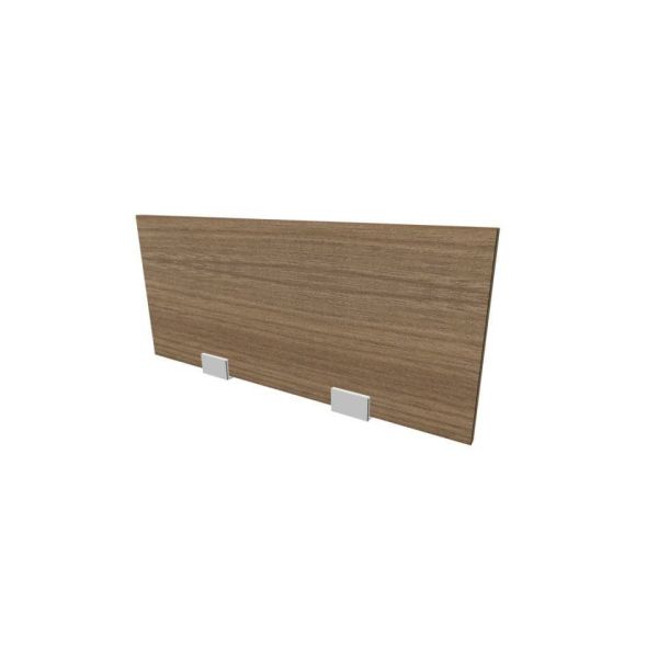 Pannello divisorio in melaminico noce per bench 80xH.35 cm linea Practika Quadrifoglio - CODB080-NO