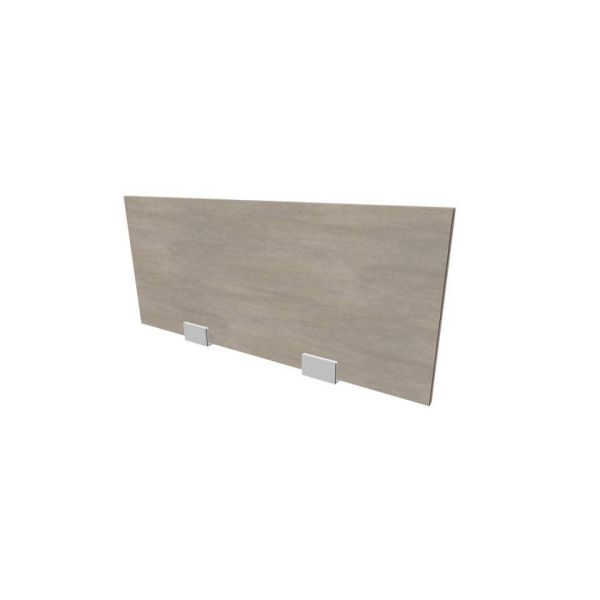 Pannello divisorio in melaminico cemento per bench 80xH.35 cm linea Practika Quadrifoglio - CODB080-CL