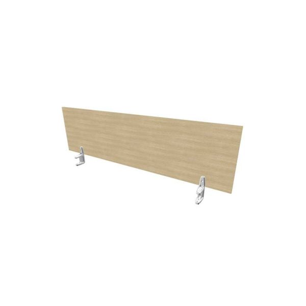 Pannello divisorio in melaminico rovere per scrivanie singole 160xH.42 cm linea Practika Quadrifoglio - CODI160-RK