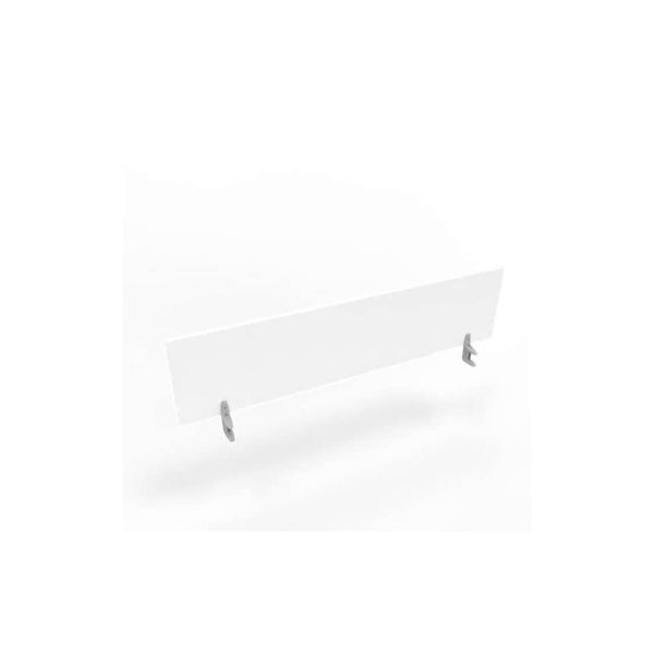 Pannello divisorio in melaminico bianco per scrivanie singole 180xH.42 cm linea Practika Quadrifoglio - CODI180-BA