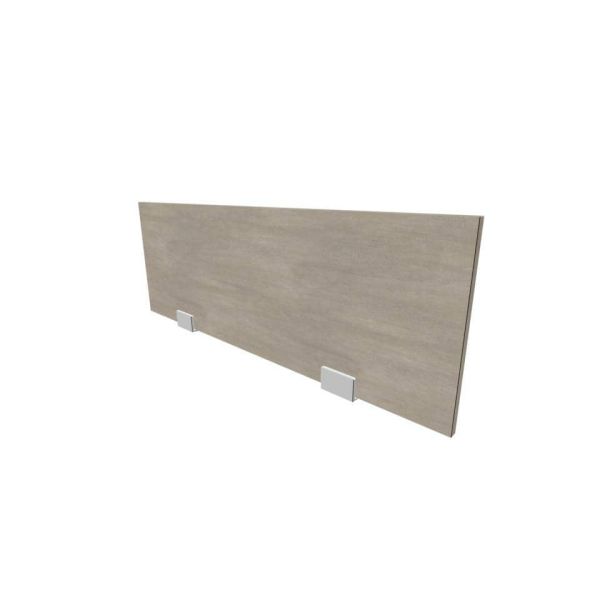 Pannello divisorio in melaminico cemento per bench 100xH.35 cm linea Practika Quadrifoglio - CODB100-CL