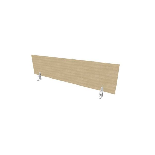 Pannello divisorio in melaminico rovere per scrivanie singole 180xH.42 cm linea Practika Quadrifoglio - CODI180-RK