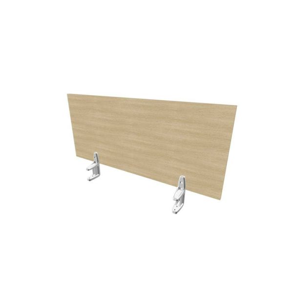 Pannello divisorio in melaminico rovere per scrivanie singole 100xH.42 cm linea Practika Quadrifoglio - CODI100-RK