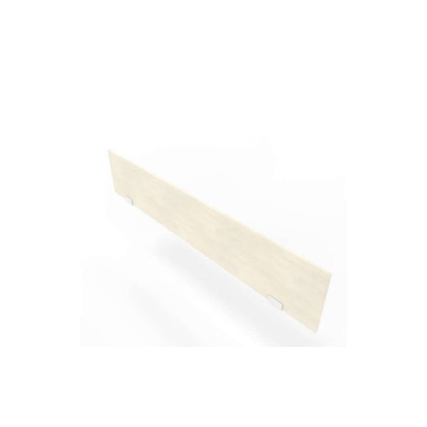 Pannello divisorio in melaminico cemento per bench 180xH.35 cm linea Practika Quadrifoglio - CODB180-CL