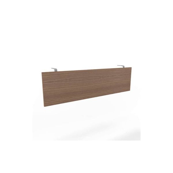 Pannello frontale in melaminico noce canaletto 128,7xH.35,1 cm per scrivanie Practika Quadrifoglio COFRA160-NO