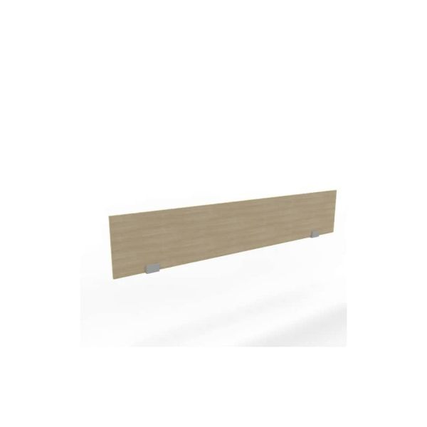 Pannello divisorio in melaminico rovere per bench 180xH.35 cm linea Practika Quadrifoglio - CODB180-RK