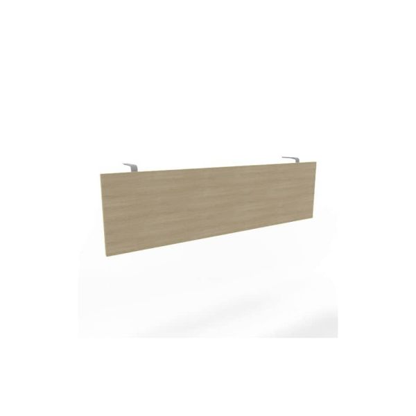 Pannello frontale in melaminico rovere 128,7xH.35,1 cm per scrivanie Practika Quadrifoglio - COFRA160-RK