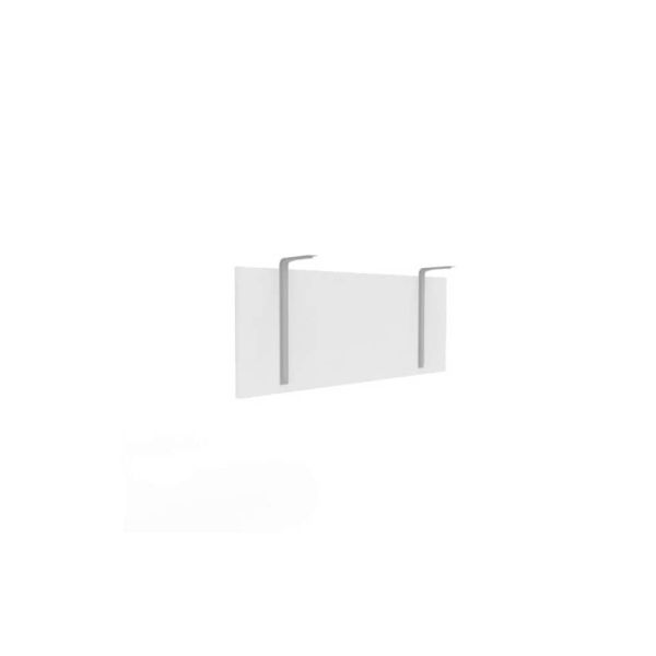 Pannello frontale in melaminico bianco 88,7xH.35,1 cm per scrivanie Practika Quadrifoglio - COFRA120-BA