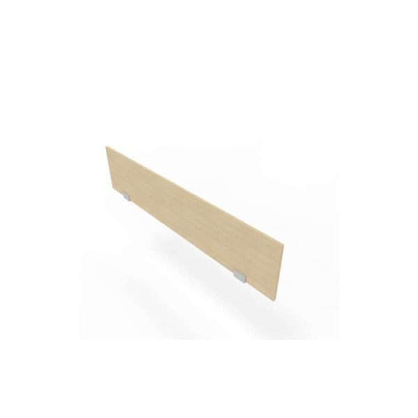 Pannello divisorio in melaminico rovere per bench 160xH.35 cm linea Practika Quadrifoglio - CODB160-RK