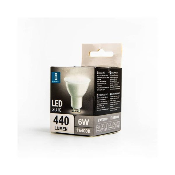 Lampadina LED GU10 6W - 480 lumen Aigostar luce fredda B10107MQL