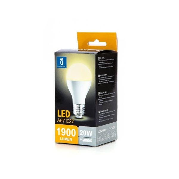 Lampadina LED A67 E27 20W - 2100 lumen Aigostar luce calda B10105QNQ