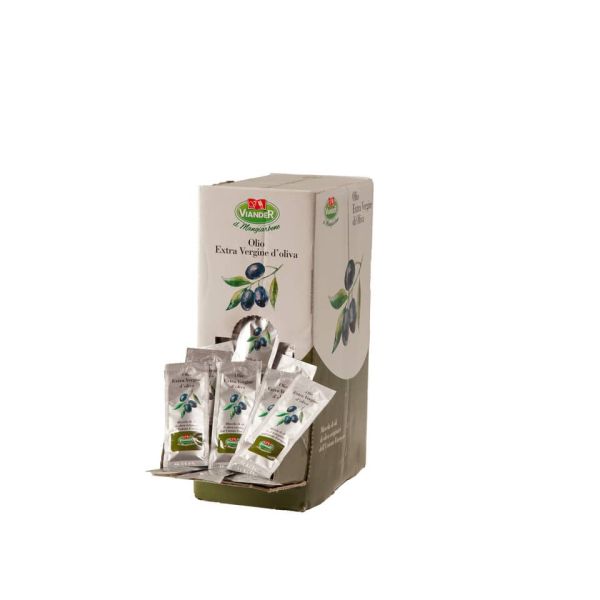 Olio extra vergine di oliva Viander in bustine monoporzione da 12 ml conf. 250 pezzi - 01-0666