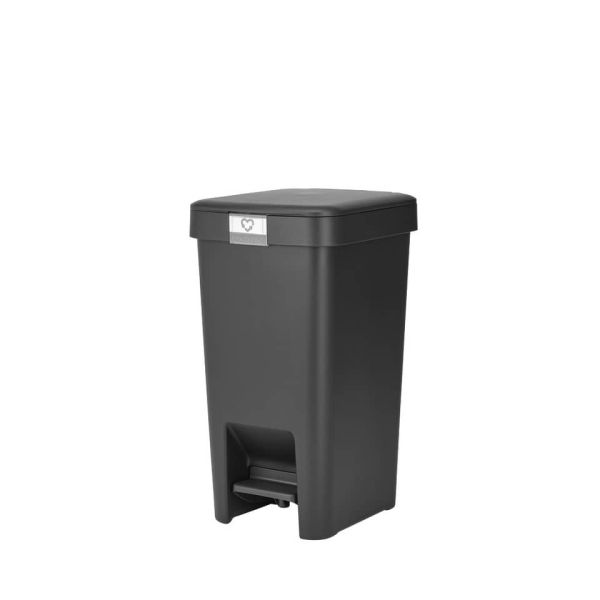 Pattumiera a pedale Brabantia StepUp per raccolta differenziata - capacità 10 L - dark grey - 800344