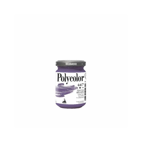 Colore vinilico fine Maimeri in vasetto 140 ml violetto brillante - M1220447