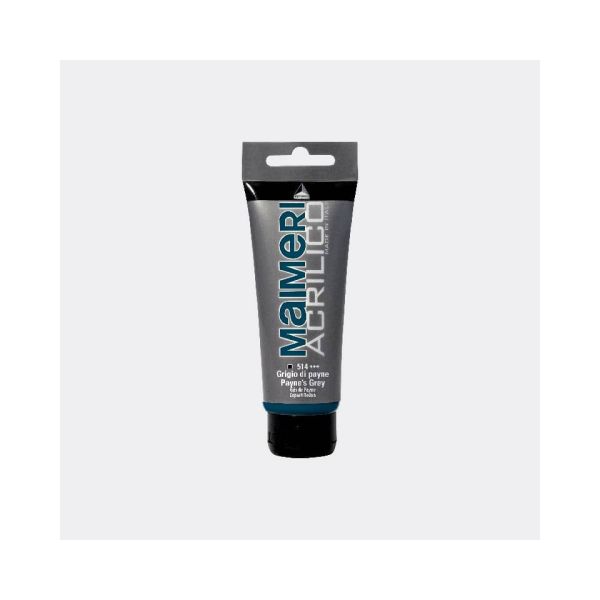 Colore acrilico Maimeri in tubetto 75 ml grigio di Payne - M0916514