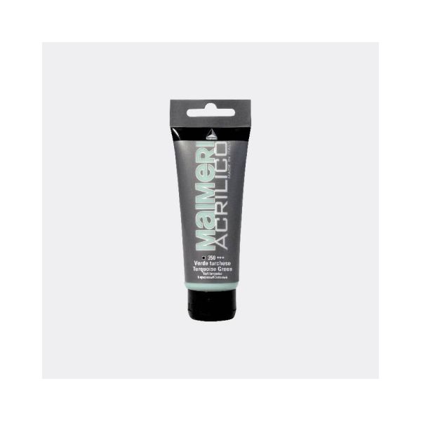 Colore acrilico Maimeri in tubetto 75 ml verde turchese - M0916350