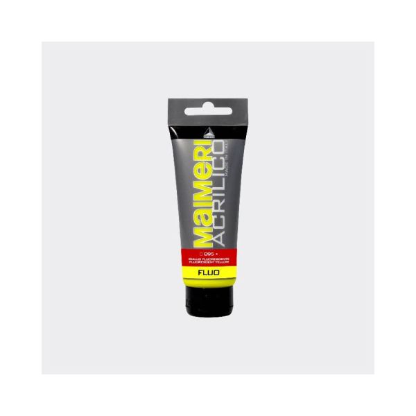 Colore acrilico Maimeri in tubetto 75 ml giallo fluo - M0916095
