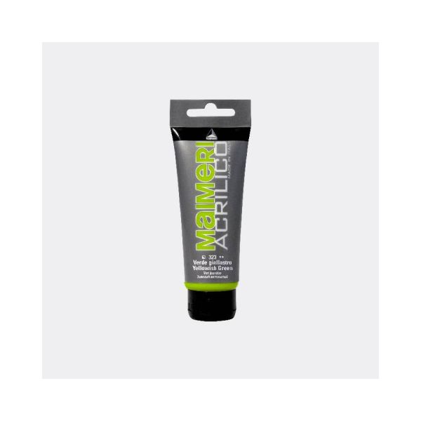 Colore acrilico Maimeri in tubetto 75 ml verde giallastro - M0916323