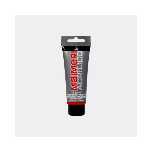 Colore acrilico Maimeri in tubetto 75 ml rosso primario magenta - M0916256