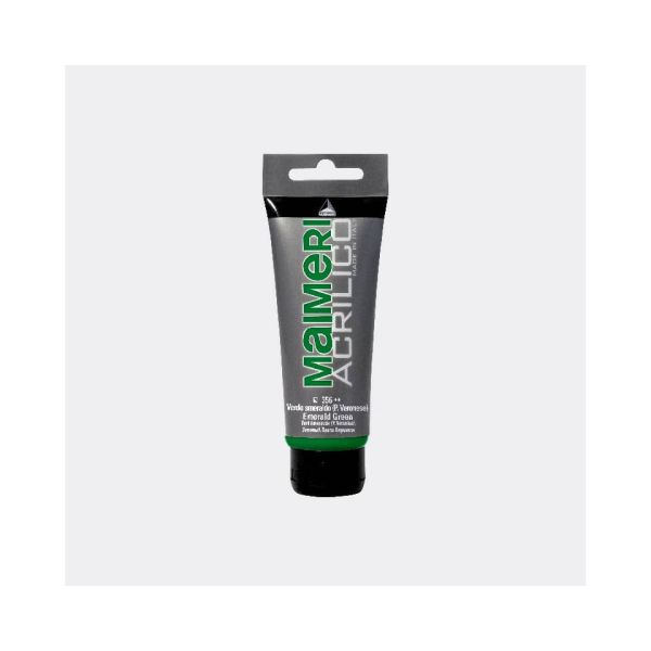 Colore acrilico Maimeri in tubetto 75 ml verde smeraldo - M0916356
