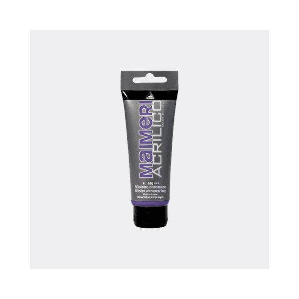 Colore acrilico Maimeri in tubetto 75 ml violetto oltremare - M0916440