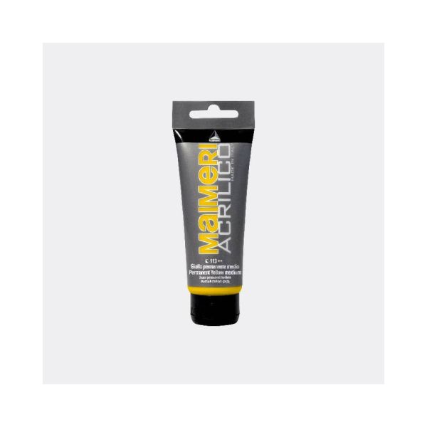 Colore acrilico Maimeri in tubetto 75 ml giallo permanente medio - M0916113