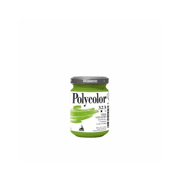 Colore vinilico fine Maimeri in vasetto 140 ml verde giallastro - M1220323