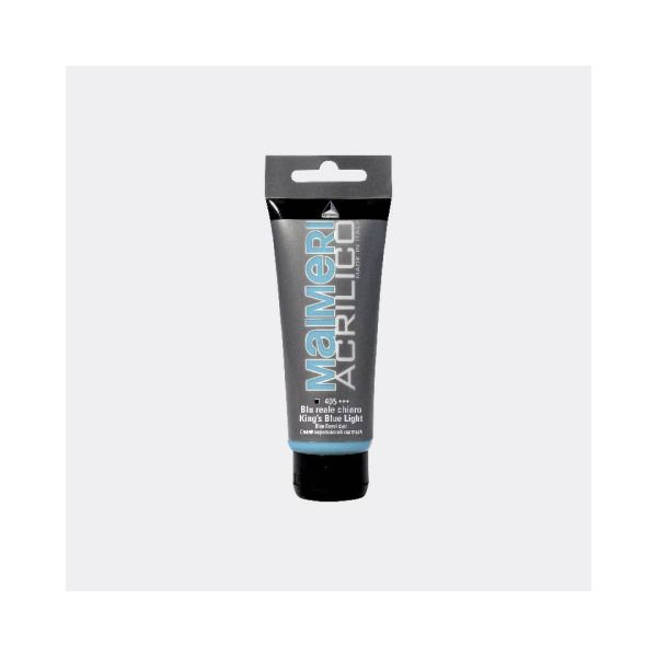 Colore acrilico Maimeri in tubetto 75 ml blu reale chiaro - M0916405