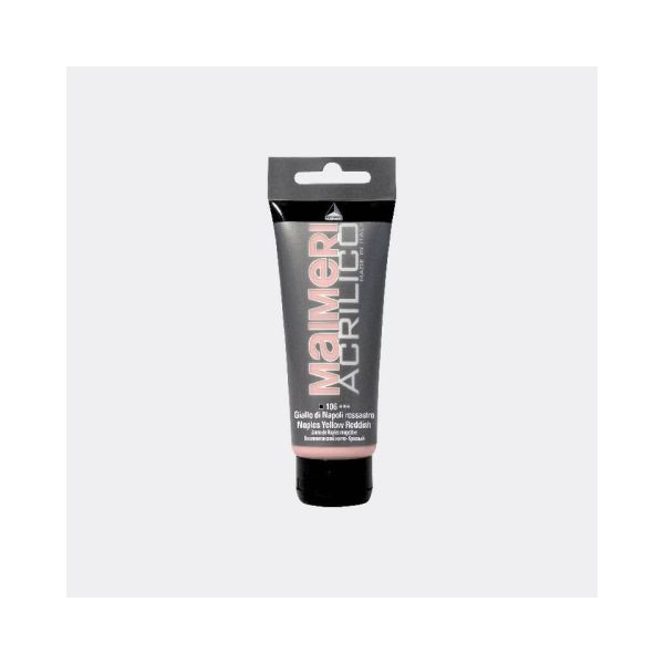 Colore acrilico Maimeri in tubetto 75 ml giallo di Napoli rossastro - M0916106