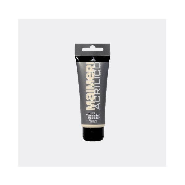 Colore acrilico Maimeri in tubetto 75 ml titanium buff - M0916023