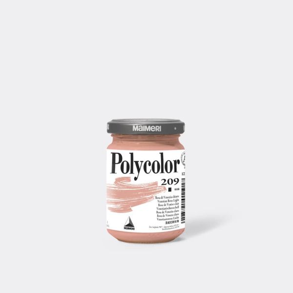 Colore vinilico fine Maimeri in vasetto 140 ml rosa di Venezia chiaro - M1220209