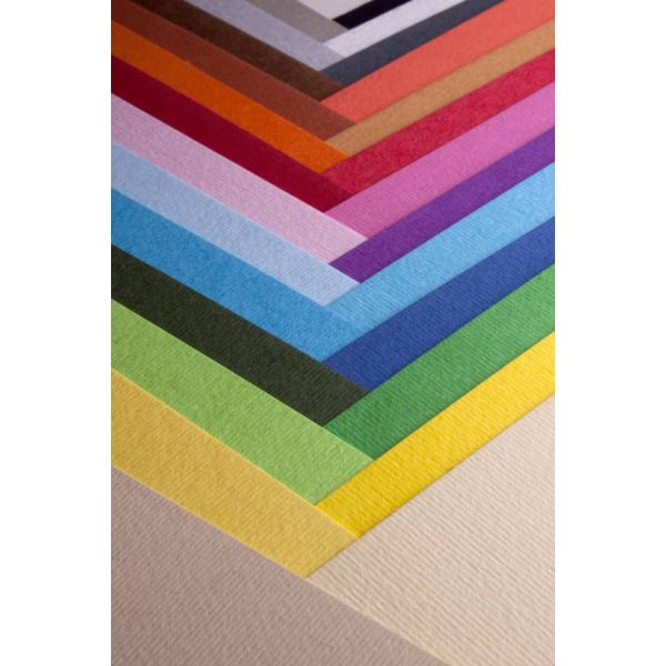 Cartoncino a due superfici Fabriano CartaCrea 35x50 cm 220 g conf. 10 fogli - aragosta - 46435126