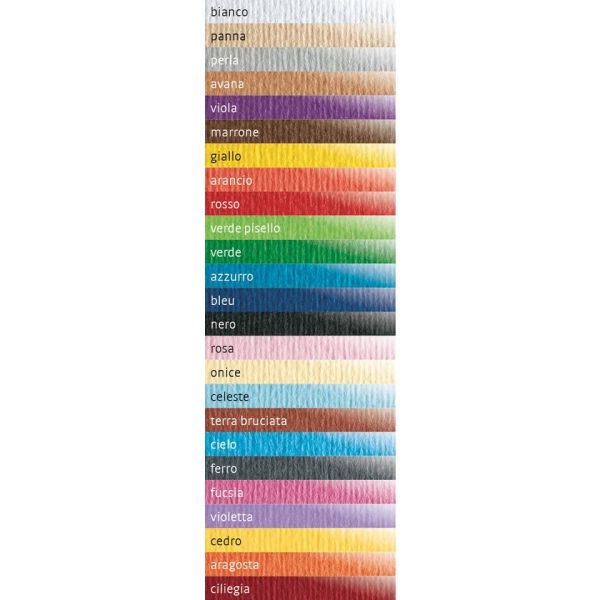 Cartoncino colorato Fabriano Elle Erre 70x100 cm 220 g conf. 10 fogli - china - 46470130