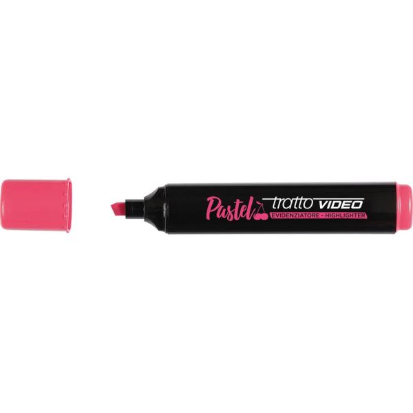Evidenziatori Tratto Video Pastel tratto 1-5 mm ciliegia F833512