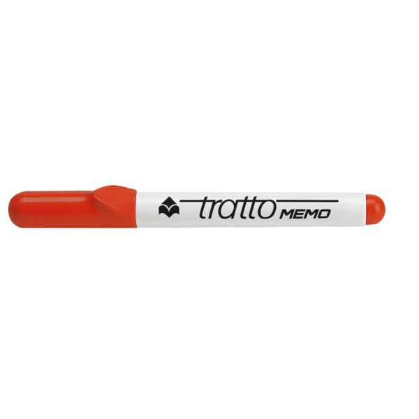 Marcatore per lavagne bianche Tratto Memo p. tonda rosso F854002